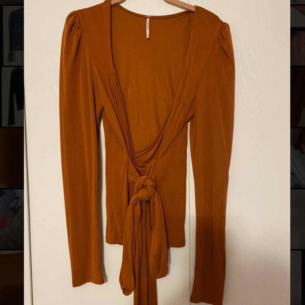 Free People Wrap Top